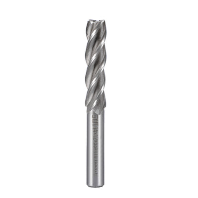 Harfington HSS-AL 4 Flute Straight End Mill Cutter CNC Router Bits
