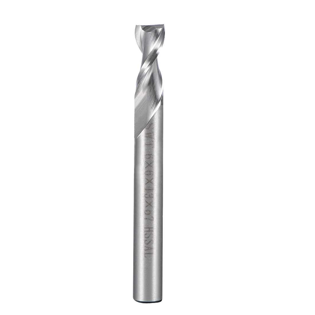Harfington High Speed Steel HSS-AL 2 Flute Straight Shank End Mill Cutter CNC Router Bits