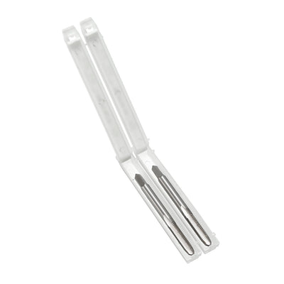 Harfington Metric Tap M5x 0.8mm Pitch 3 Flutes H2 Thread Plug  HSS for Clocks and Watches DIY 2pcs