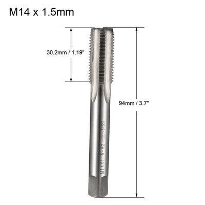 Harfington Metric Machine Tap Straight Flute Thread Tapping DIY Tool
