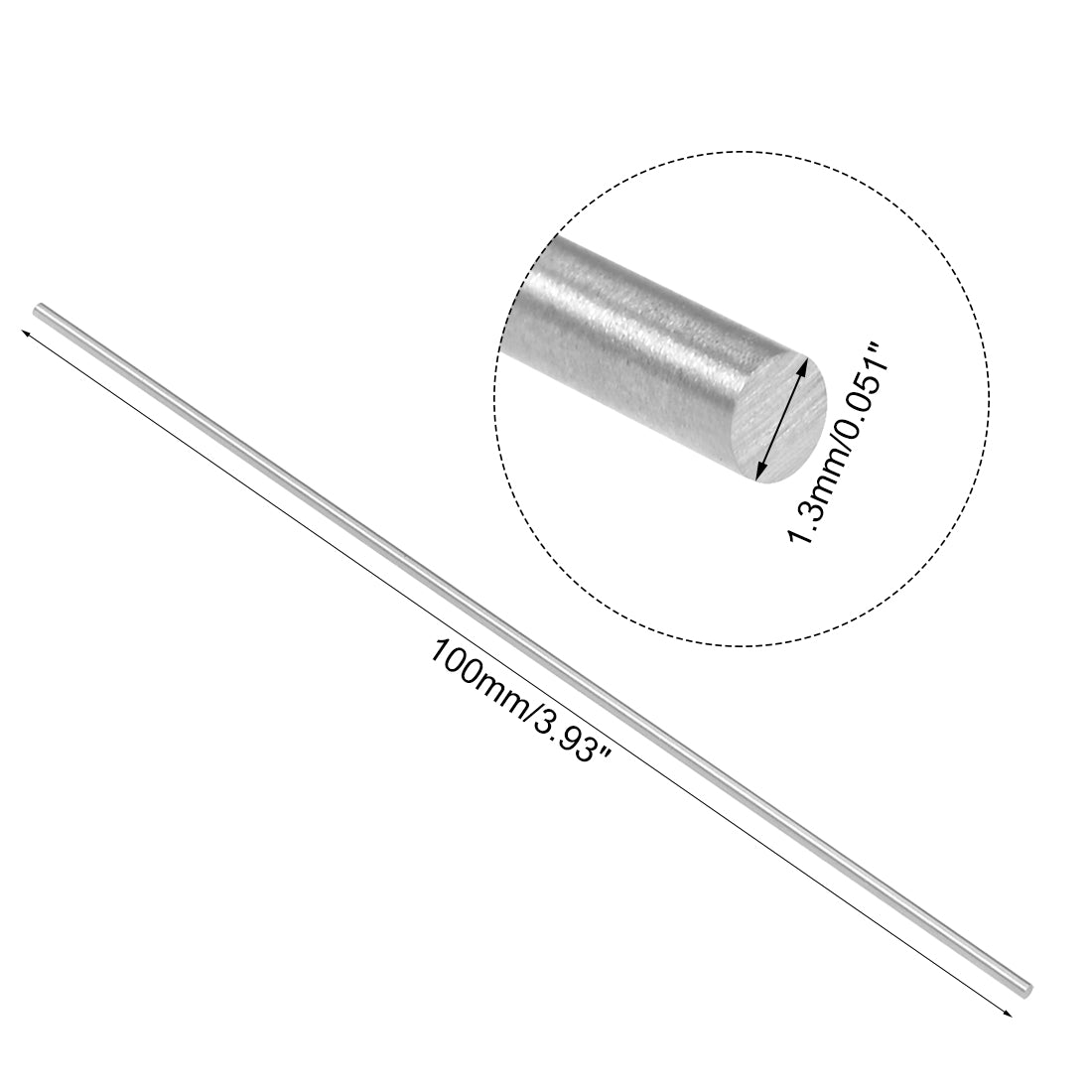Harfington Round Rod HSS Lathe Bar Stock DIY Craft Tool 20 Pcs