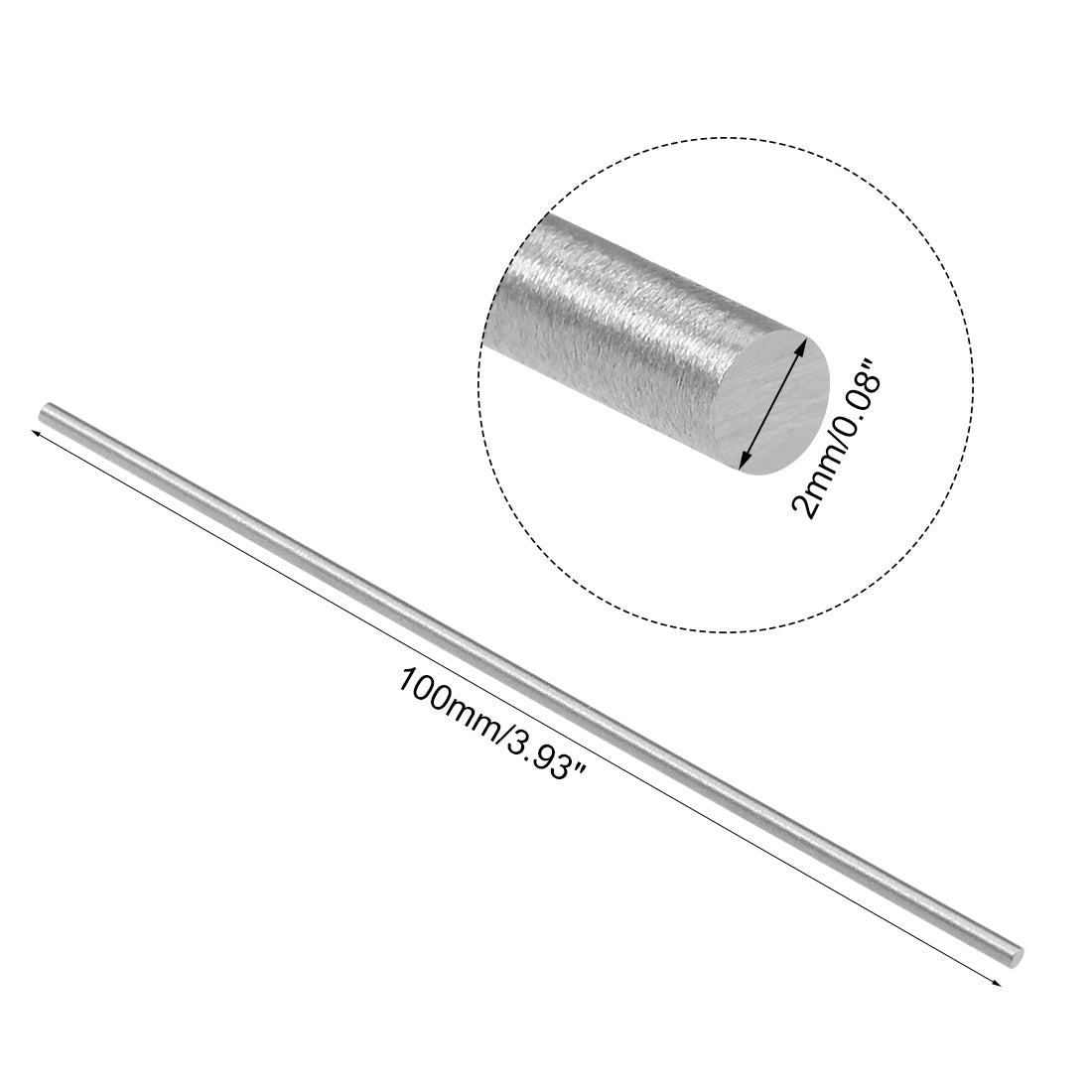Harfington Round Rod HSS Lathe Bar Stock DIY Tool 10 Pcs