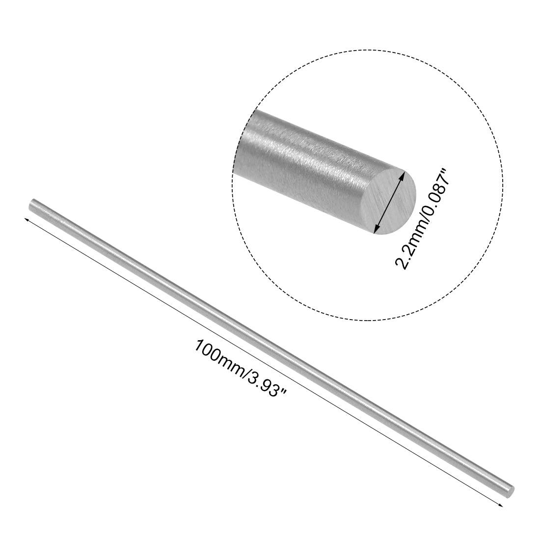 Harfington Round Rod HSS Lathe Bar Stock DIY Tool 10 Pcs