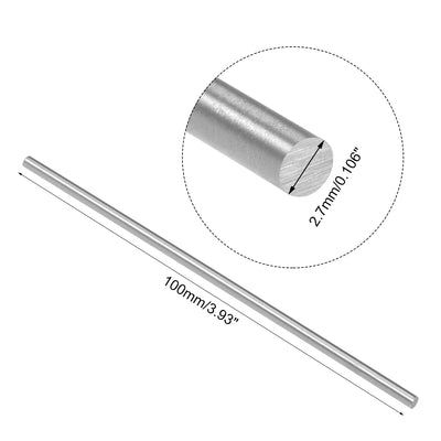 Harfington Round Rod HSS Lathe Bar Stock DIY Craft Tool 20 Pcs
