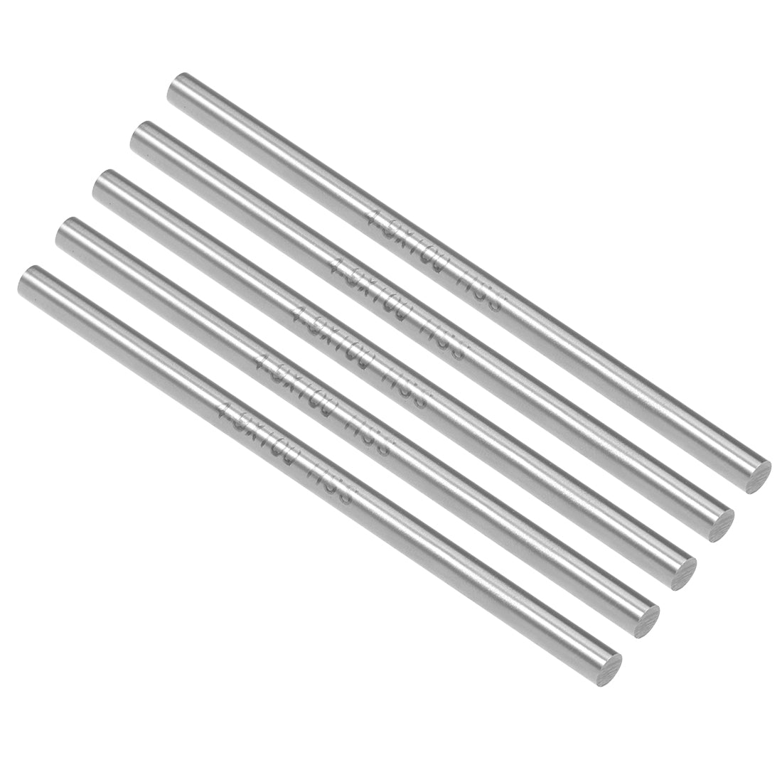 Harfington Round Rod 100mm Length HSS Lathe Bar Stock DIY Craft Tool 5 Pcs