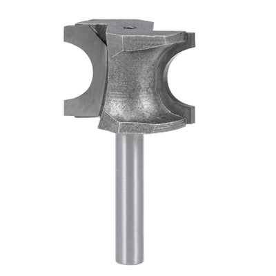 Harfington Half Round End Mill Router Bit Bullnose Grooving Carbide for Woodworking Engraving Edge Trimmer