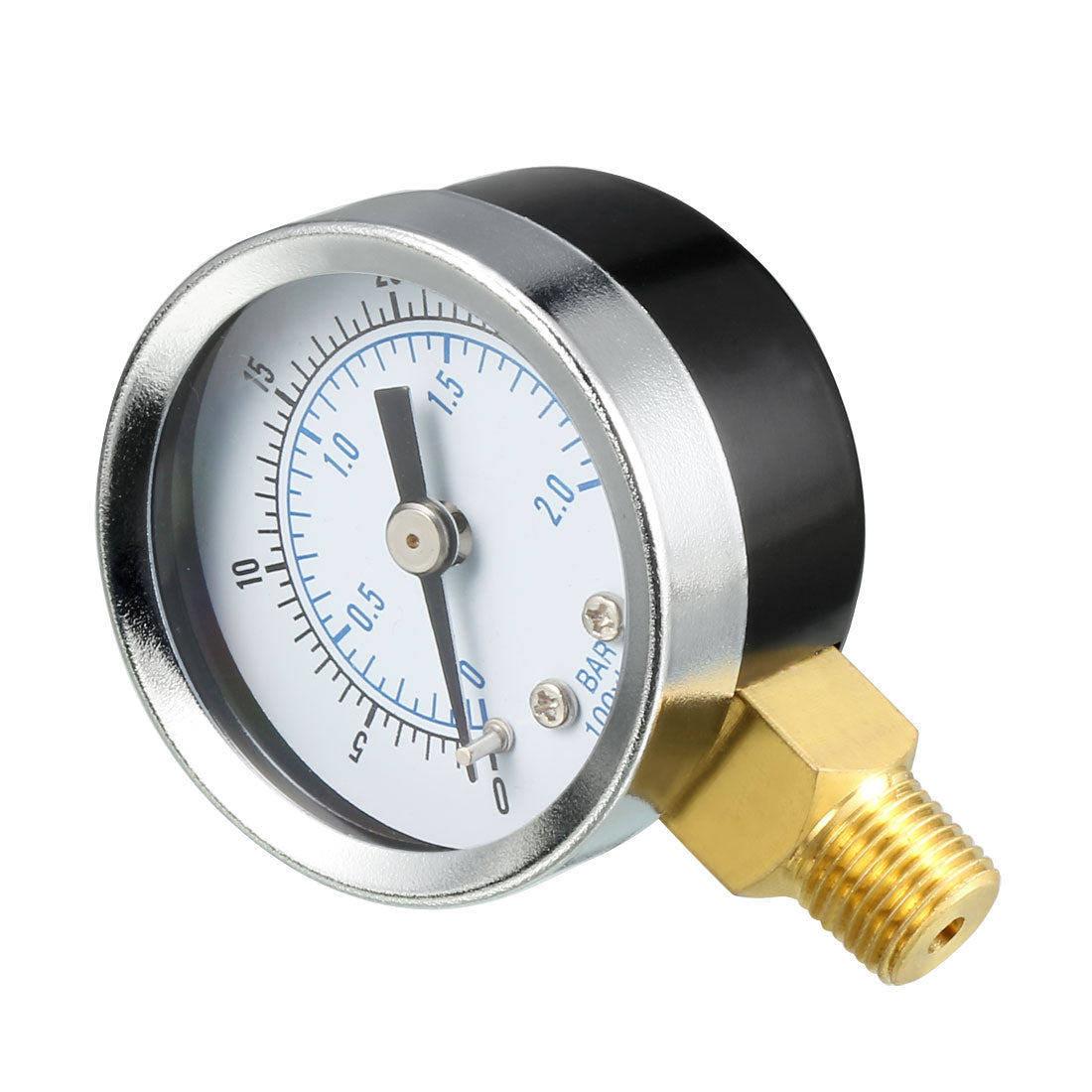 Harfington 0-30 Psi/0-2 Bar Dual Scale , 1.4" Dial , 1/8" BSPT Male Bottom Mount