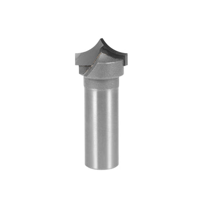 Harfington Router Bit 1/2 Shank 3/4 inch Dia Tapered End Mill, Carbide for Woodworking Engraving Machine Edge Trimme