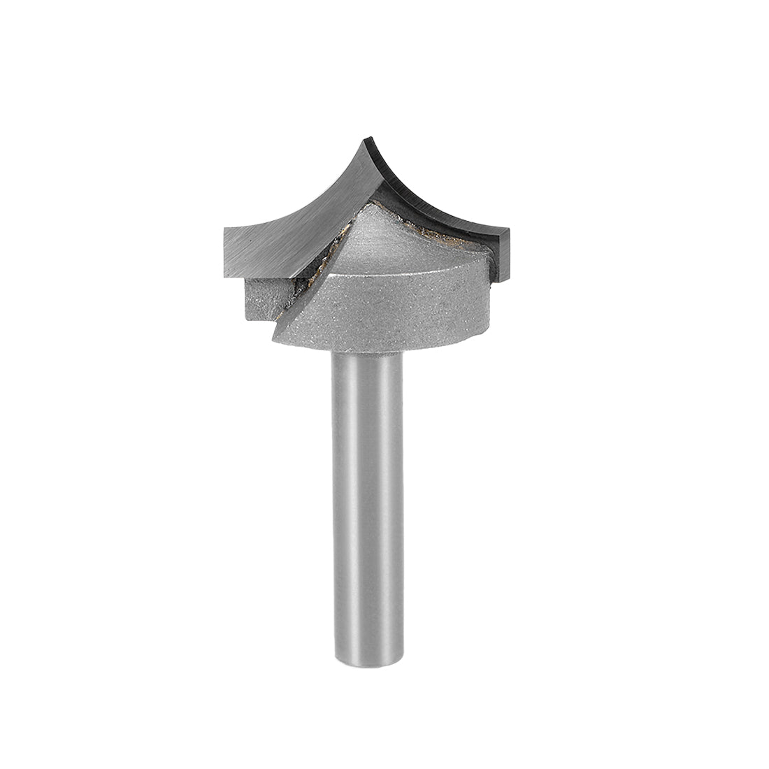 Harfington Router Bit 1/4 Shank 1 inches Dia Tapered End Mill, Carbide for Woodworking Engraving Machine Edge Trimmer