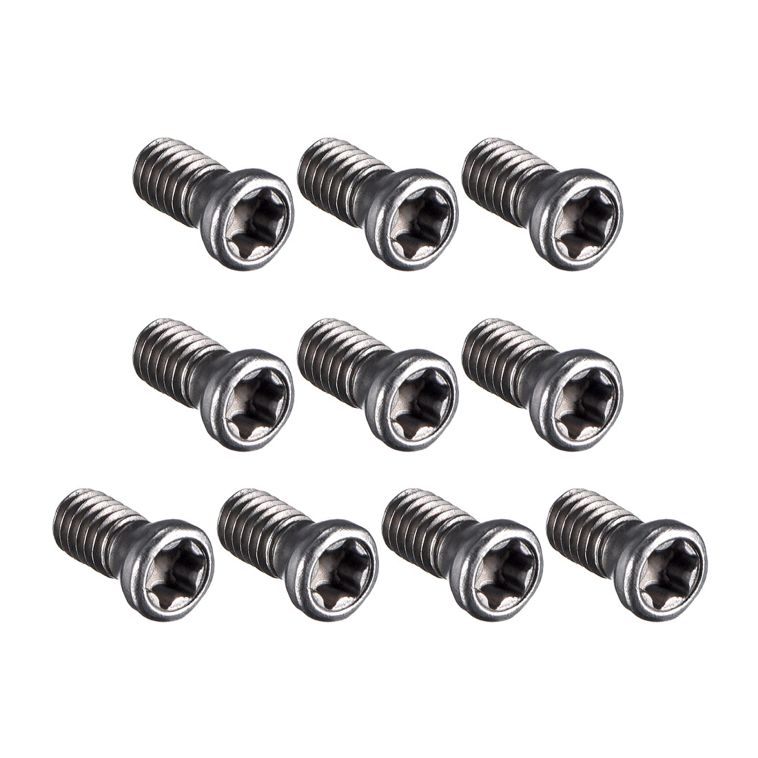 Harfington M2.5x6mm Torx Screws For Replaces Carbide Insert CNC Lathe Tool 12.9 Grade Alloy Steel 10pcs