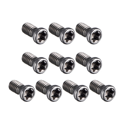 Harfington M2.5x6mm Torx Screws For Replaces Carbide Insert CNC Lathe Tool 12.9 Grade Alloy Steel 10pcs