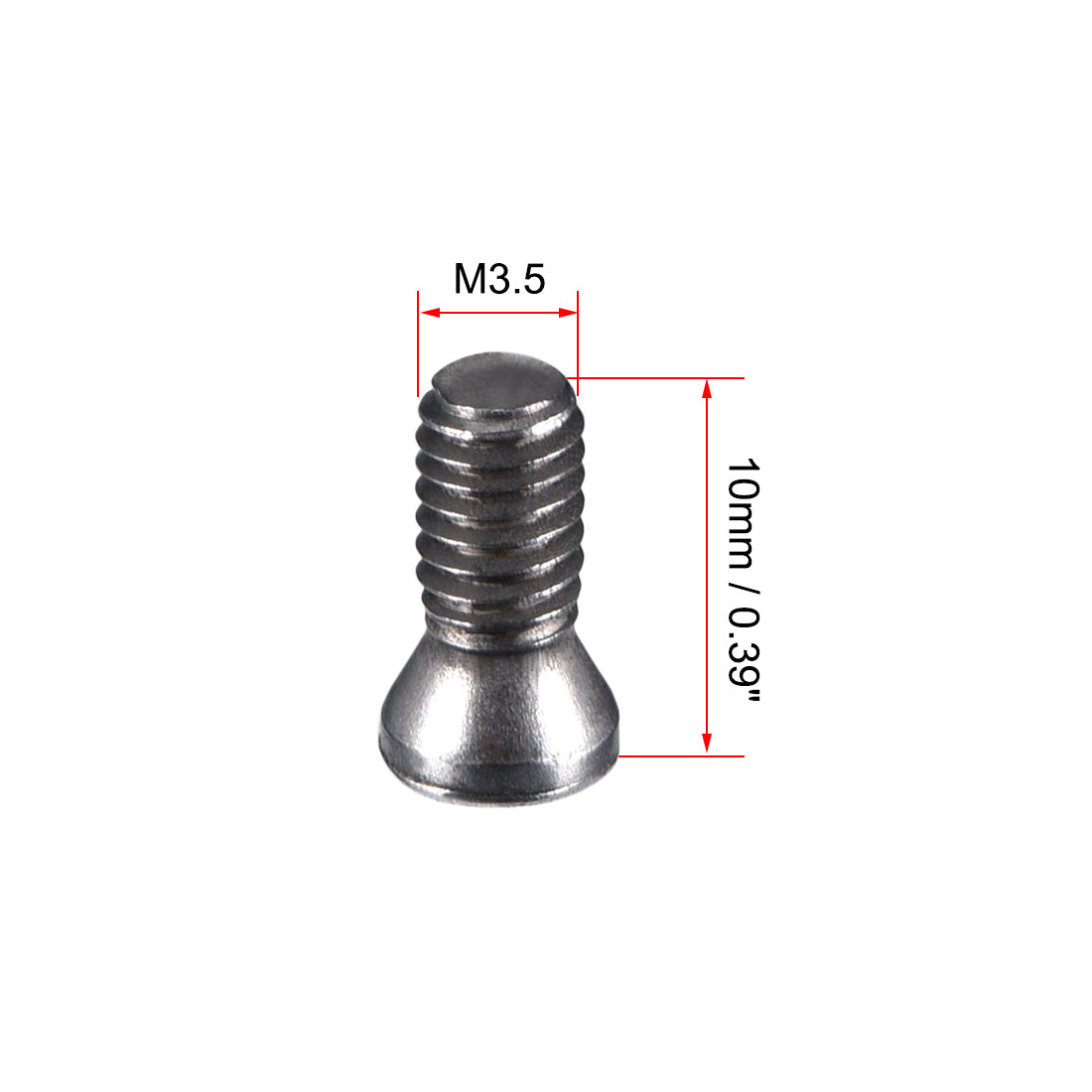 Harfington M3.5x10mm Torx Screws For Replaces Carbide Insert CNC Lathe Tool 12.9 Grade Alloy Steel 5pcs