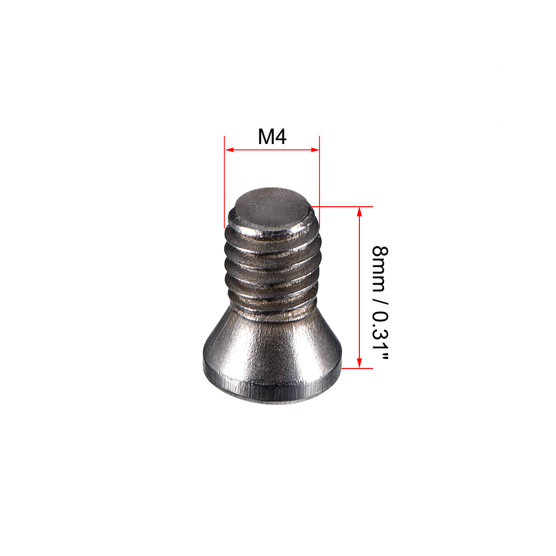 Harfington M4x8mm Torx Screws For Replaces Carbide Insert CNC Lathe Tool 12.9 Grade Alloy Steel 10pcs
