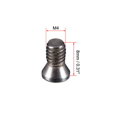 Harfington M4x8mm Torx Screws For Replaces Carbide Insert CNC Lathe Tool 12.9 Grade Alloy Steel 10pcs