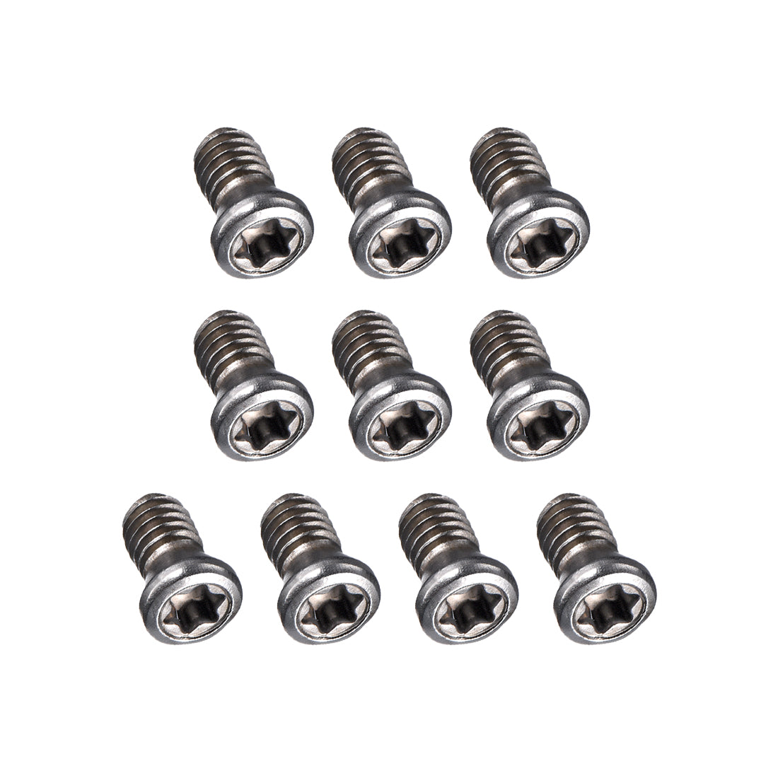 Harfington M4x8mm Torx Screws For Replaces Carbide Insert CNC Lathe Tool 12.9 Grade Alloy Steel 10pcs