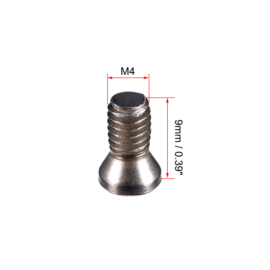 Harfington M4x9mm Torx Screws For Replaces Carbide Insert CNC Lathe Tool 12.9 Grade Alloy Steel 10pcs
