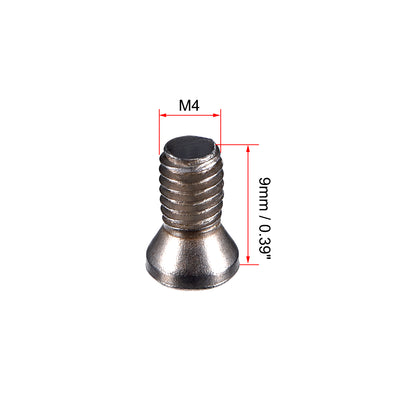 Harfington M4x9mm Torx Screws For Replaces Carbide Insert CNC Lathe Tool 12.9 Grade Alloy Steel 10pcs