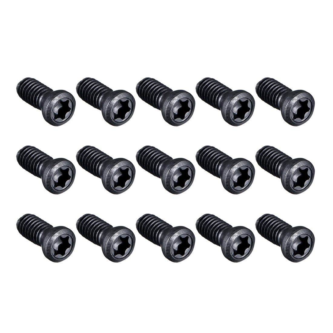 Harfington M4x10mm Torx Screws For Replaces Carbide Insert CNC Lathe Tool 12.9 Grade Carbon Steel 15pcs