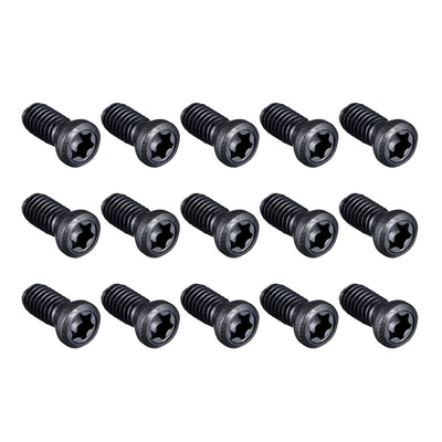 Harfington M4x10mm Torx Screws For Replaces Carbide Insert CNC Lathe Tool 12.9 Grade Carbon Steel 15pcs