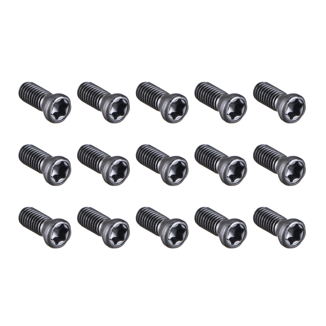 Harfington M3x8mm Torx Screws For Replaces Carbide Insert CNC Lathe Tool 12.9 Grade Carbon Steel 15pcs