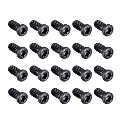 Harfington M4x10mm Torx Screws For Replaces Carbide Insert CNC Lathe Tool 12.9 Grade Carbon Steel  20pcs