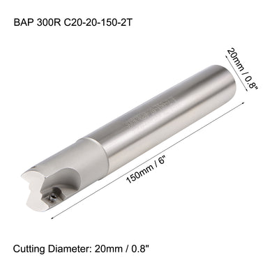 Harfington Indexable End Mills 90 Degree BAP300R for APMT1135 Insert
