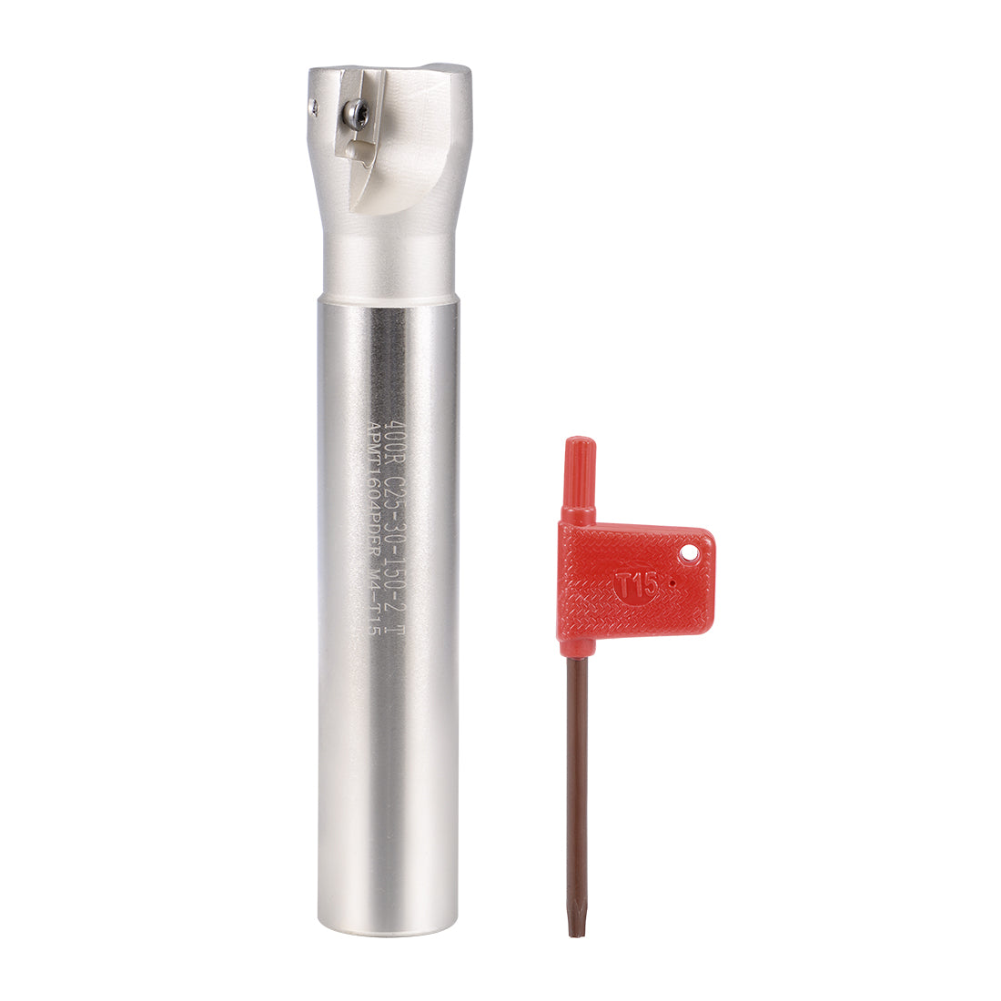 Harfington 1.2" x 6" Indexable End Mills 2 Flute 90 Degree BAP400R R0.8 for APMT1604 Insert