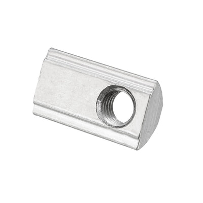 Harfington Roll-In Spring  T Nut, Roll Ball Elastic Nuts for 3030 Series Aluminum Extrusion Profile, 4 Pcs