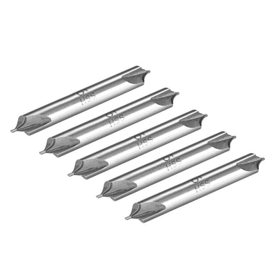 Harfington Combined Drills Metric Bell Type, 6542 HSS Countersinks 5pcs