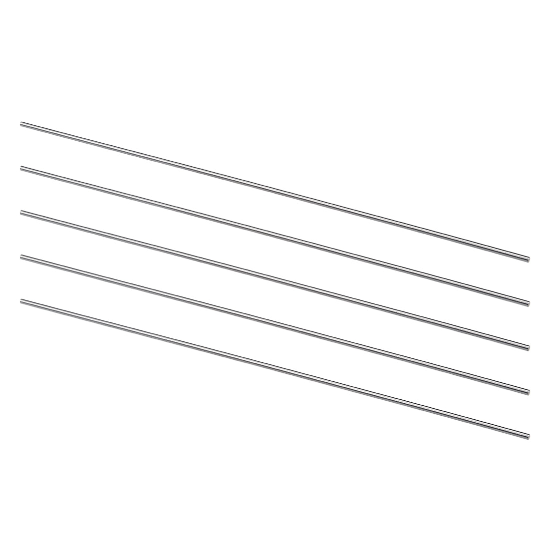 Harfington Round Rod 2mm Diameter 200mm Length HSS Lathe Bar Stock DIY Craft Tool 5 Pcs