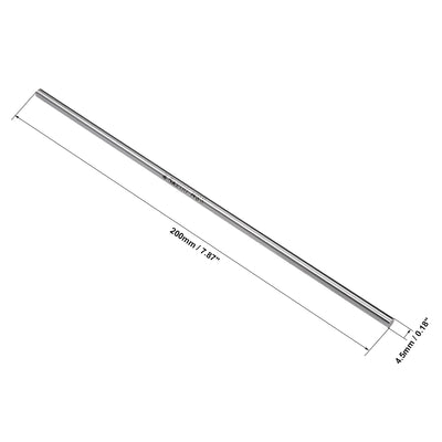 Harfington Round Steel Rod, HSS Lathe Bar Stock Tool Long, for Shaft Gear Drill Lathes Boring Machine Turning Miniature Axle, Cylindrical Pin DIY Craft