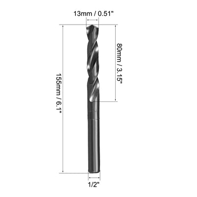 Harfington HSS 6542 Reduced Straight Shank Twist Drill Bit