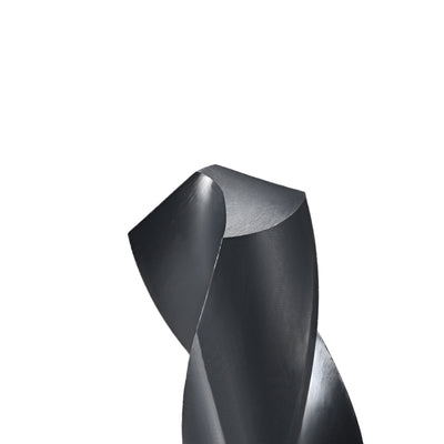 Harfington Reduced Shank Drill Bit 21mm HSS 6542 Black Oxide with 1/2 Inch Straight Shank