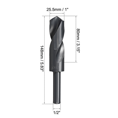 Harfington HSS 6542 Reduced Straight Shank Twist Drill Bit