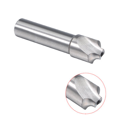 Harfington HSS-Al Corner Rounding End Mill Cutter 4 Flutes with 4mm Radius, 12mm Shank