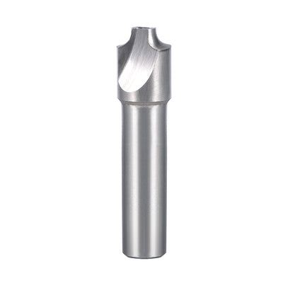 Harfington HSS-Al Corner Rounding End Mill Cutter 4 Flutes with 4mm Radius, 12mm Shank
