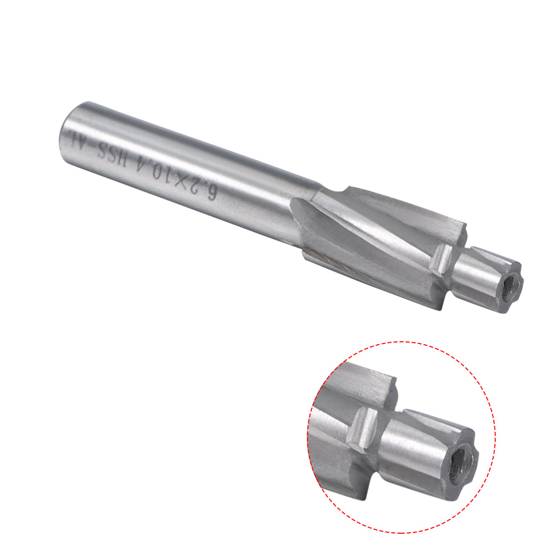 Harfington HSS-AL Cobalt Counterbore End Mill Cap Screws Expand Holes 4 Flutes 6.2 x 10.4mm
