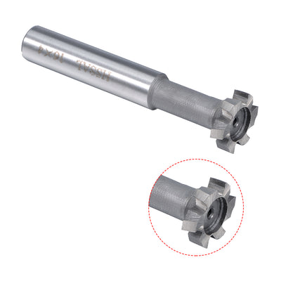 Harfington HSSAL T Slot End Mill Milling Cutter 6 Flutes