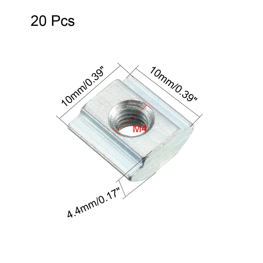 Harfington Thread Aluminum Extrusion Profile Slide In T Nut