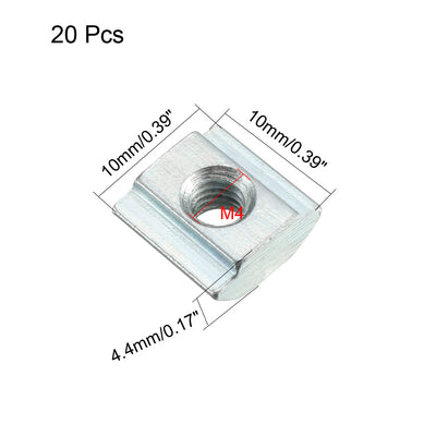 Harfington Thread Aluminum Extrusion Profile Slide In T Nut