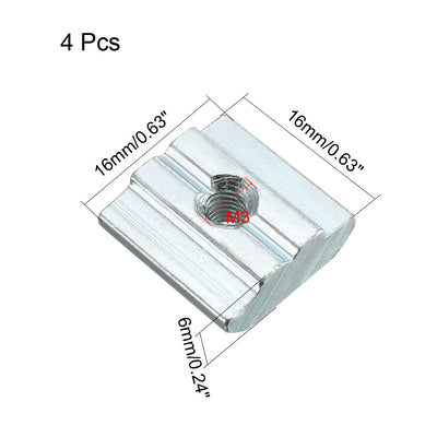 Harfington Thread Aluminum Extrusion Profile Slide In T Nut
