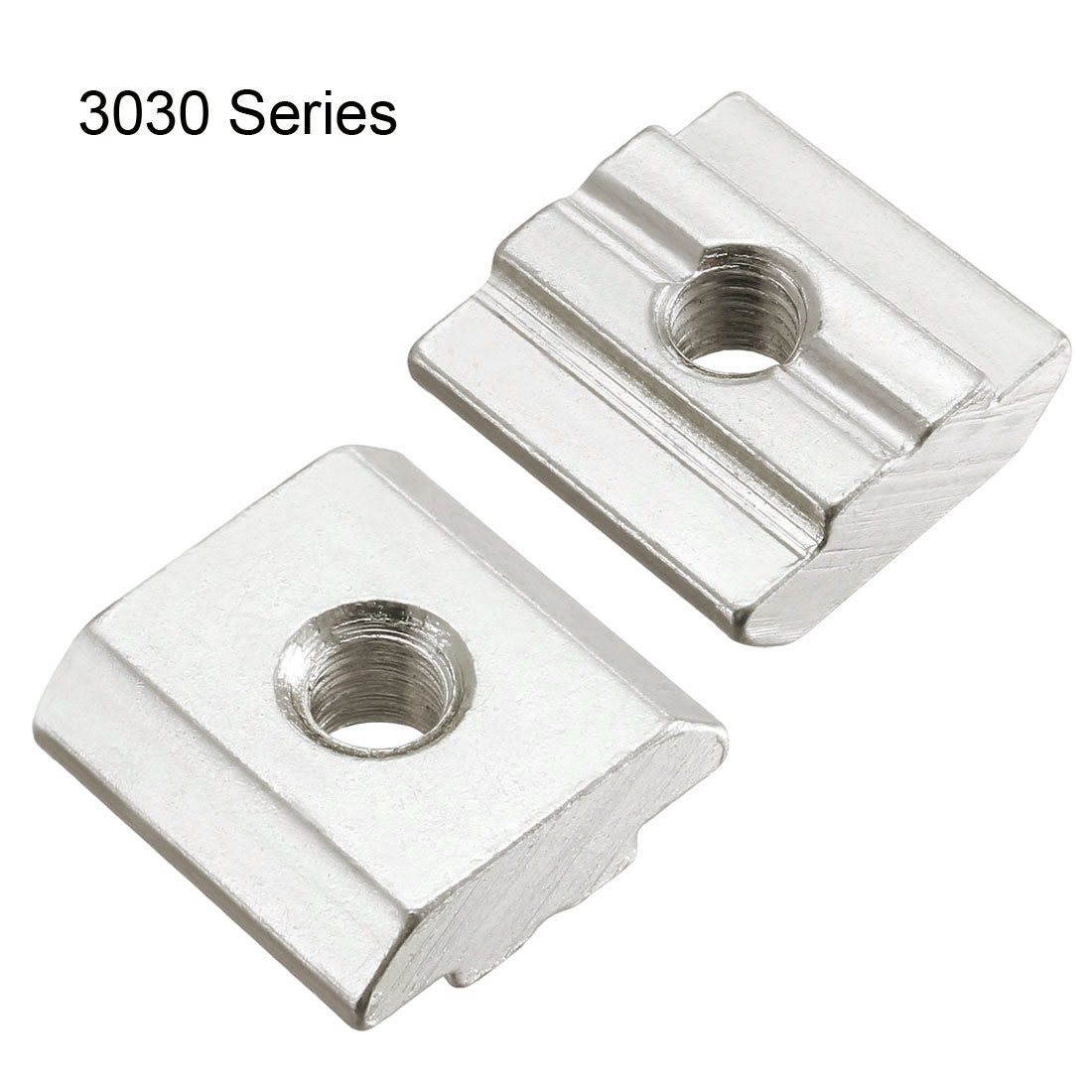 Harfington Slide in T-Nut,  Threaded for 3030 Series Aluminum Extrusions Profile 4 Pcs