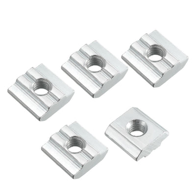 Harfington Slide in T-Nut, Threaded for 3030 Series Aluminum Extrusions Profile 5 Pcs