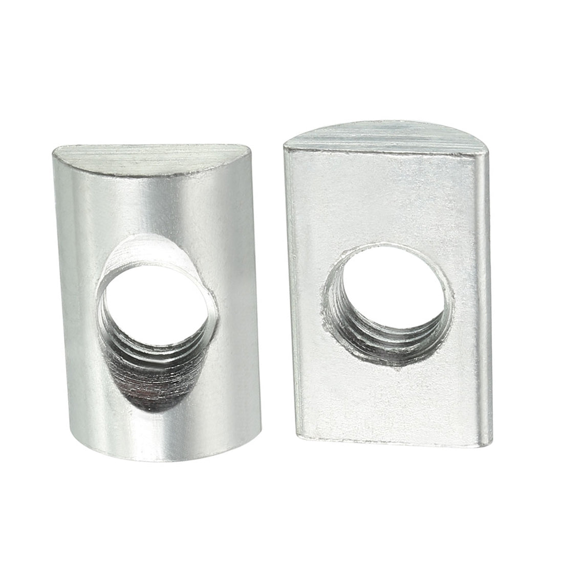 Harfington M8 Half Round Roll-in Nut for 4040 Series Aluminum Extrusions Profile 15pcs