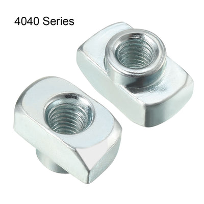 Harfington Sliding T Slot Nuts,  Female Thread for 4040 Series Aluminum Extrusion Profile 10 Pcs