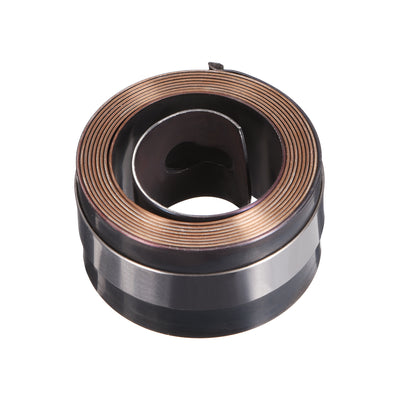 Harfington Drill Press Spring Quill Feed Return Coil Spring Blackening 1400mm 44x25x0.7mm