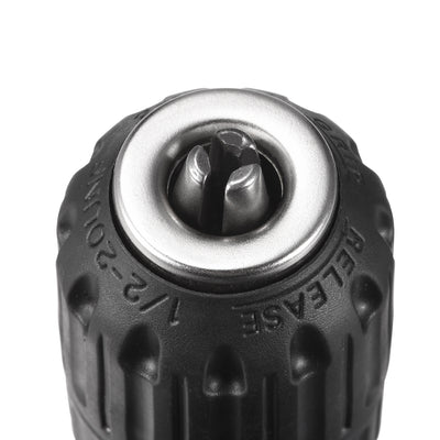 Harfington Drill Chuck , 1/2inch Keyless Drill Chuck Conversion Adapter Tools for 1/2inch-20UNF Mount to Hold 2-13mm Drill Bits