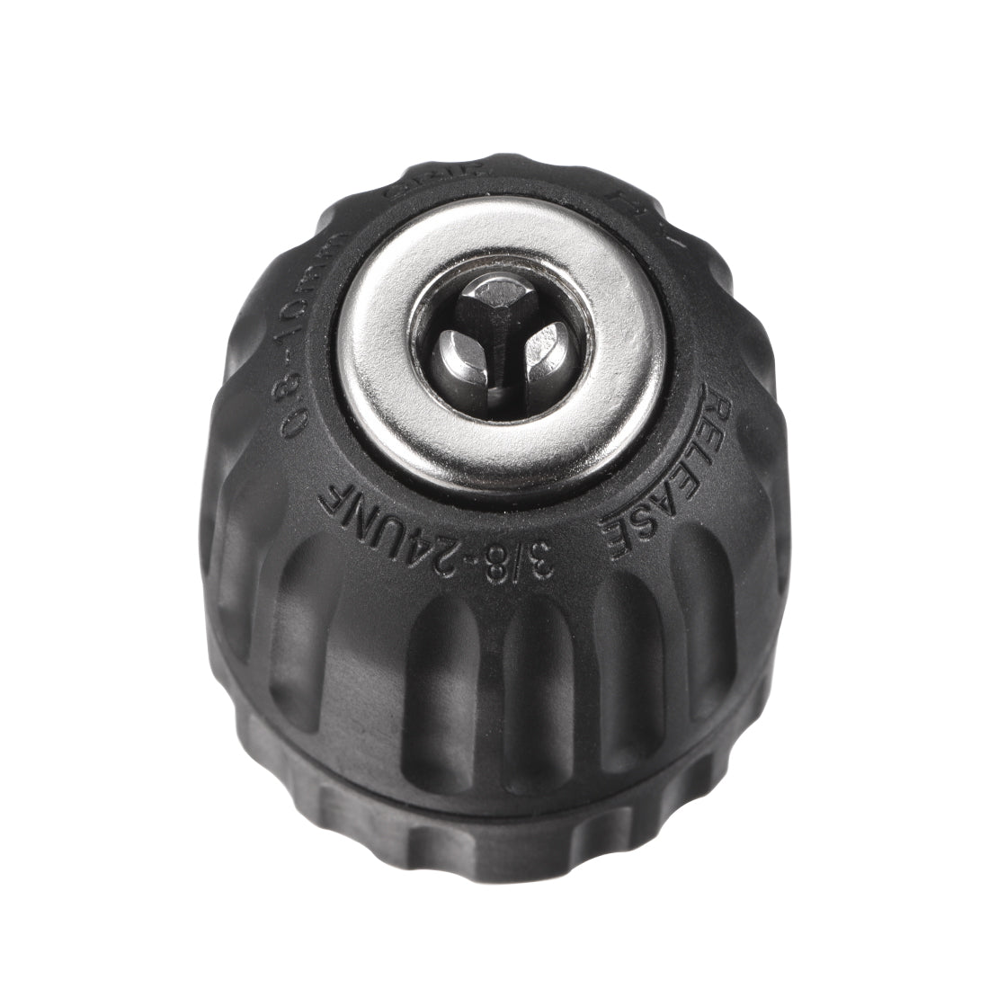 Harfington Drill Chuck, 3-Jaw Keyless Chuck with SDS-Plus Hex Shank, 3/8inch-24UNF
