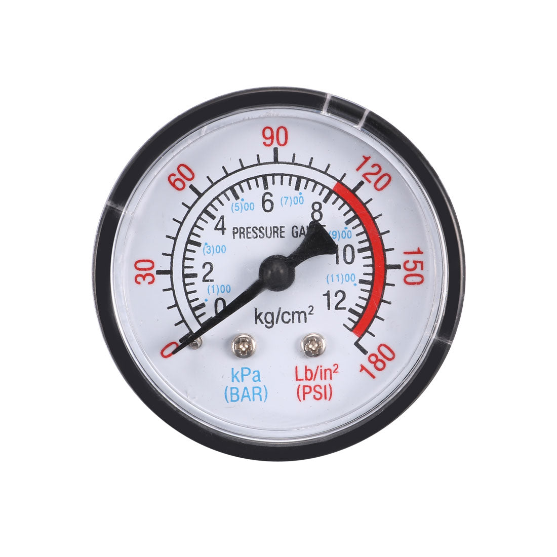 Harfington 0-180 Psi/0-12 Bar Dual Scale , 1.8" Dial , 1/4 NPT Male Center Back Mount