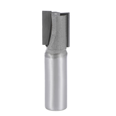 Harfington Router Bit 1/2 Shank 5/8 inch Cutting Dia. 2 Straight Flutes HSS for Woodworking Milling Cutter Tool
